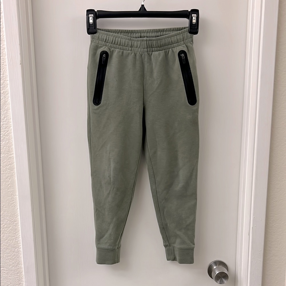 Old Navy Active Kids Olive Green Jersey Joggers